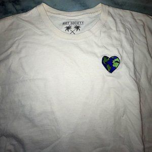 NWT Men's Riot Society White T-Shirt